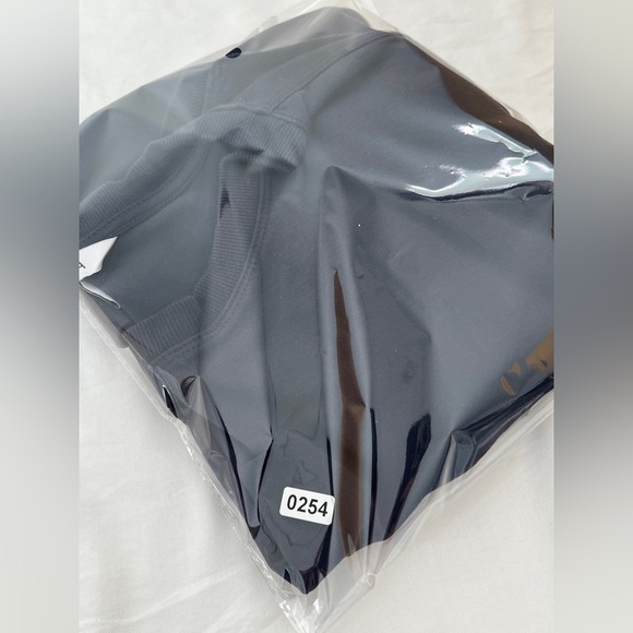 Athleta Harlow Hybrid Top Sweatshirt Navy Blue Black Sleeves Size 1X Plus size - Picture 7 of 12